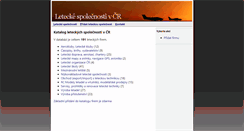 Desktop Screenshot of letecke-spolecnosti.flight.cz