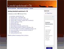 Tablet Screenshot of letecke-spolecnosti.flight.cz